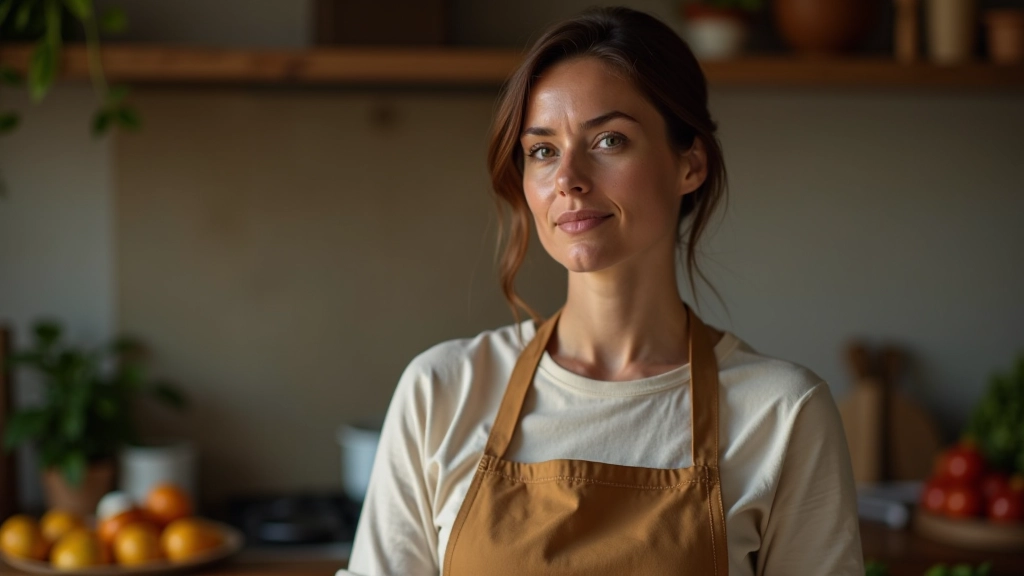Femme à la cuisine en train de préparer des contenants de batch cooking pour la semaine